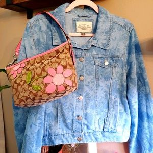 Ashley -Vintage Charm Floral Jean Jacket